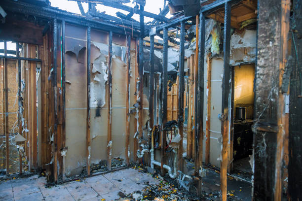 Professional Emergency Fire Cleanup technician working in Sewell, NJ